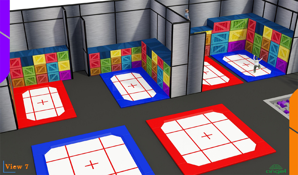 BJ-JB018 - trampoline park - Trampoline Park | Bluejayset Playground Heaven