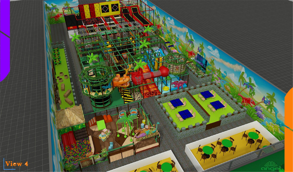 BJ-JD008 - trampoline parks - Trampoline Park | Bluejayset Playground Heaven