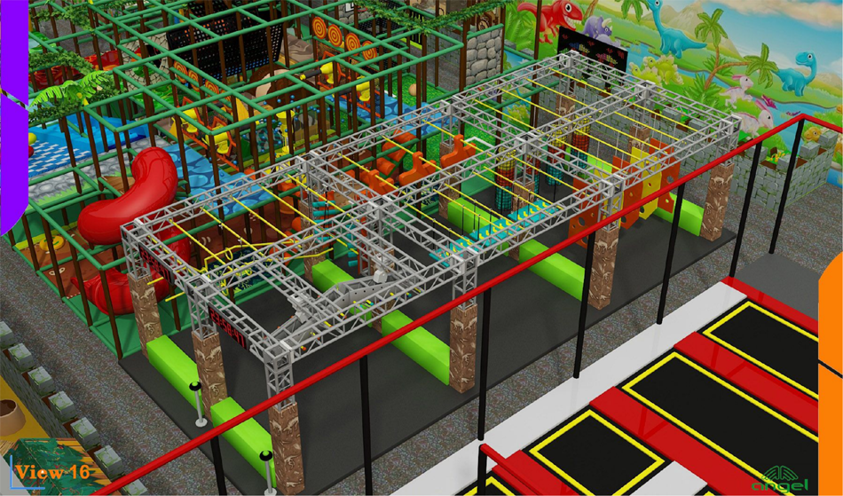BJ-JD008 - trampoline parks - Trampoline Park | Bluejayset Playground Heaven
