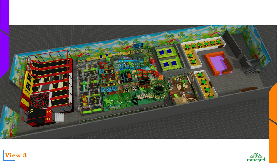 BJ-JD008 - trampoline parks - Trampoline Park | Bluejayset Playground Heaven