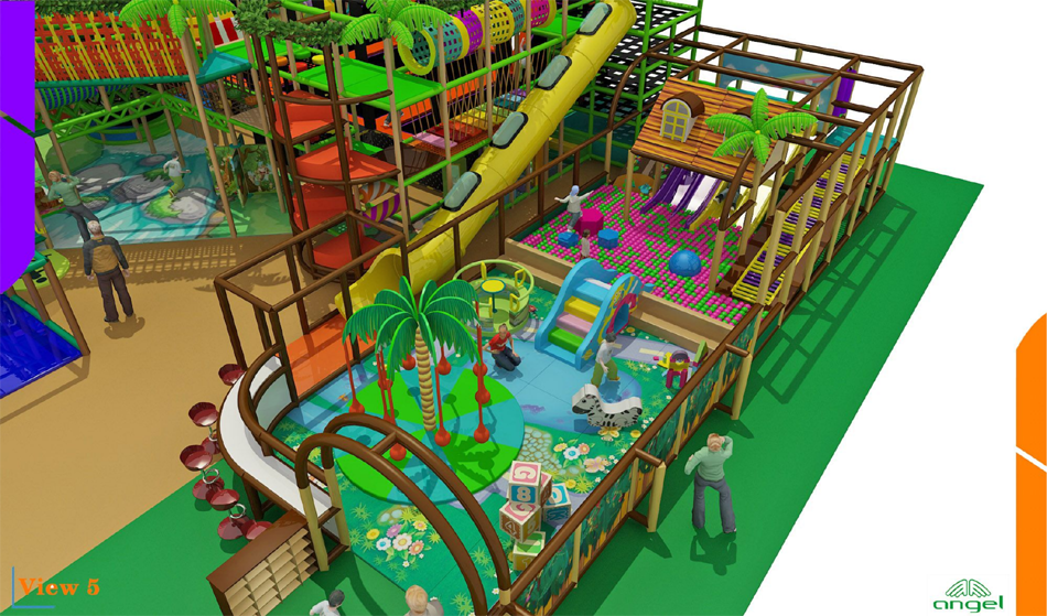 BJ-JD009 - trampoline place - Trampoline Park | Bluejayset Playground Heaven