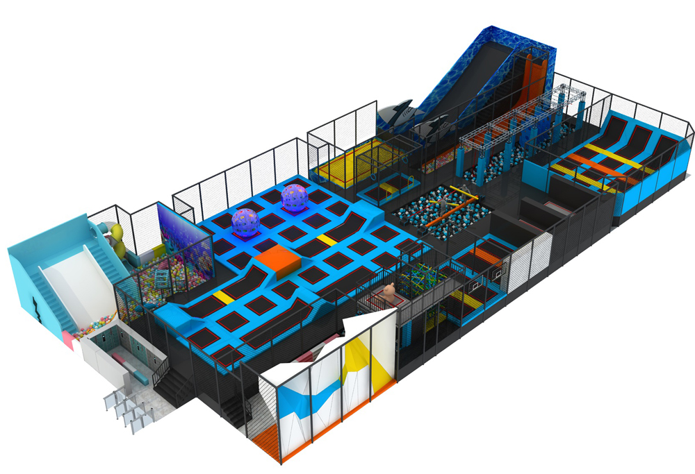 BJ-JA012 - trampoline prices - Trampoline Park | Bluejayset Playground Heaven