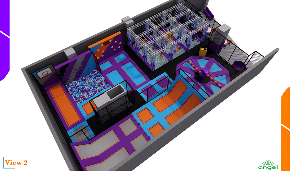 BJ-JA018 - trampoline worldÂ - Trampoline Park | Bluejayset Playground Heaven