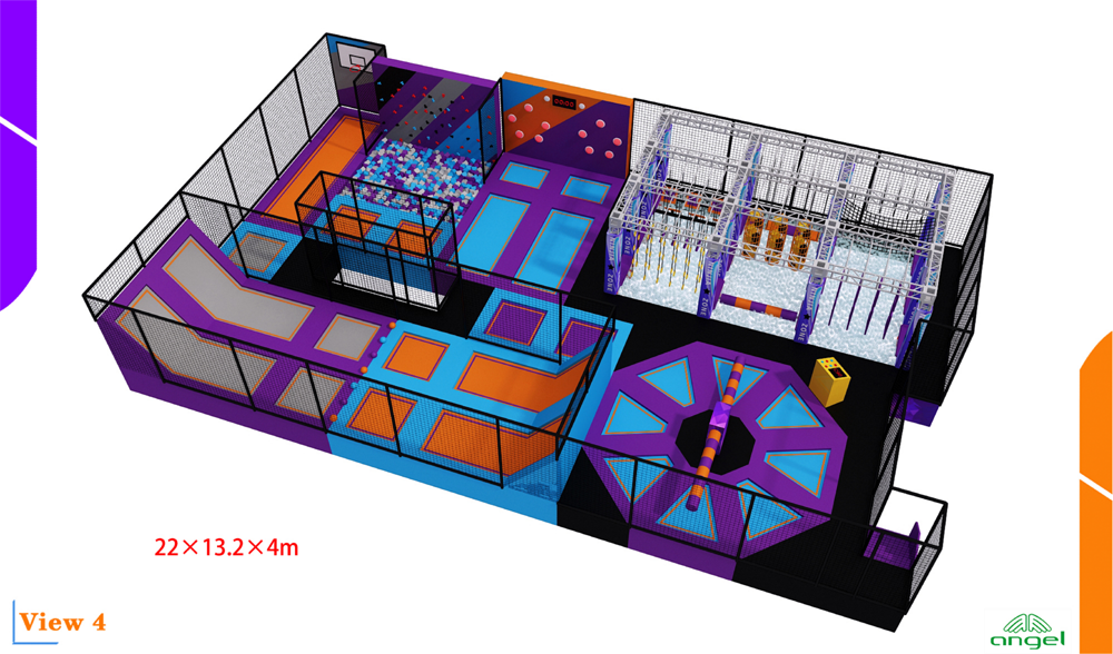 BJ-JA018 - trampoline worldÂ - Trampoline Park | Bluejayset Playground Heaven
