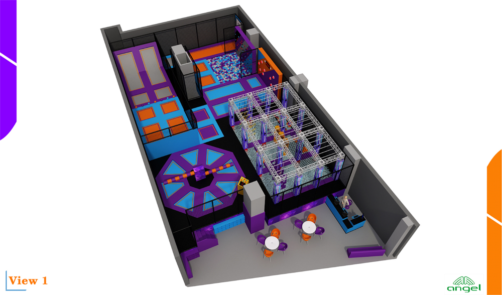 BJ-JA018 - trampoline worldÂ - Trampoline Park | Bluejayset Playground Heaven