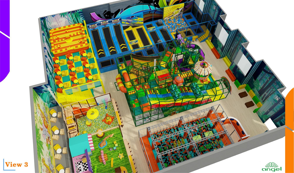 BJ-JD005 - trampolines for sale - Trampoline Park | Bluejayset Playground Heaven