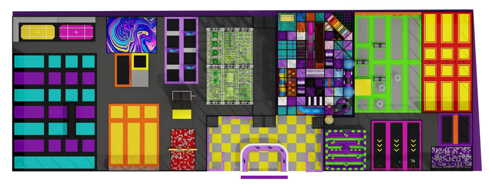 BJ-JA008 - trampolines for sale - Trampoline Park | Bluejayset Playground Heaven