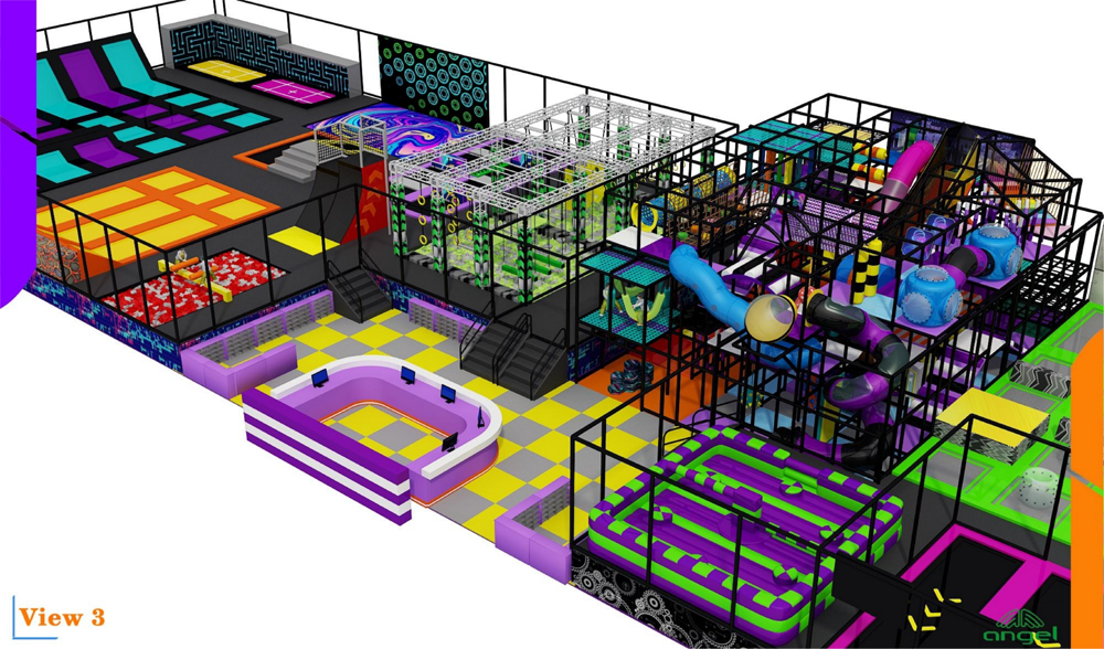 BJ-JA008 - trampolines for sale - Trampoline Park | Bluejayset Playground Heaven