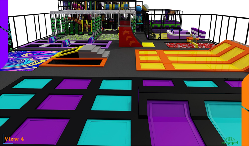 BJ-JA008 - trampolines for sale - Trampoline Park | Bluejayset Playground Heaven