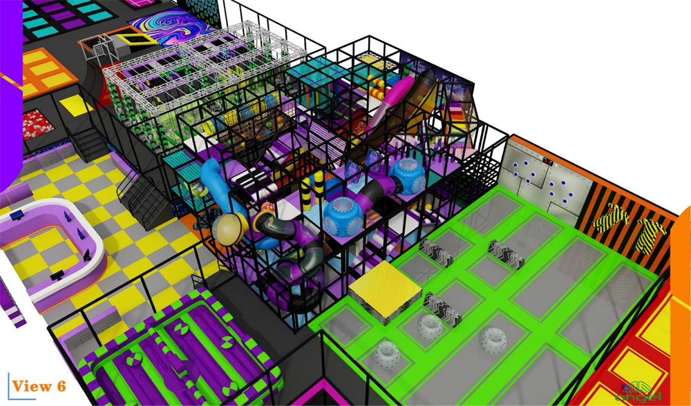 BJ-JA008 - trampolines for sale - Trampoline Park | Bluejayset Playground Heaven