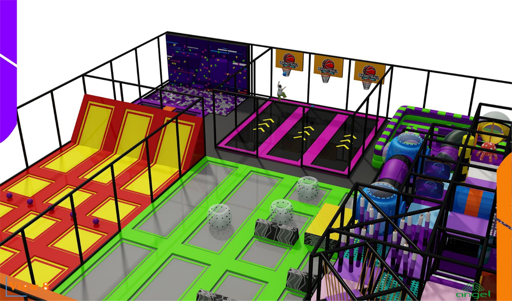 BJ-JA008 - trampolines for sale - Trampoline Park | Bluejayset Playground Heaven