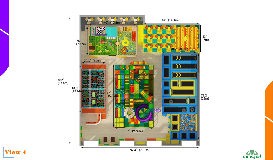 BJ-JD005 - trampolines for sale - Trampoline Park | Bluejayset Playground Heaven