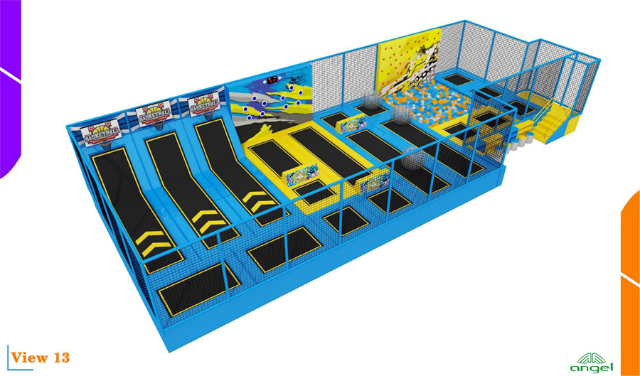 BJ-JD005 - trampolines for sale - Trampoline Park | Bluejayset Playground Heaven