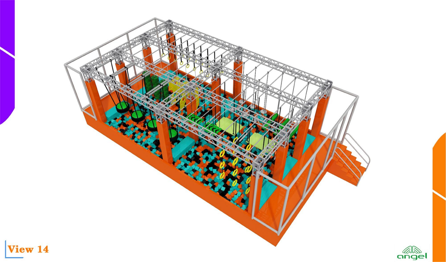 BJ-JD005 - trampolines for sale - Trampoline Park | Bluejayset Playground Heaven