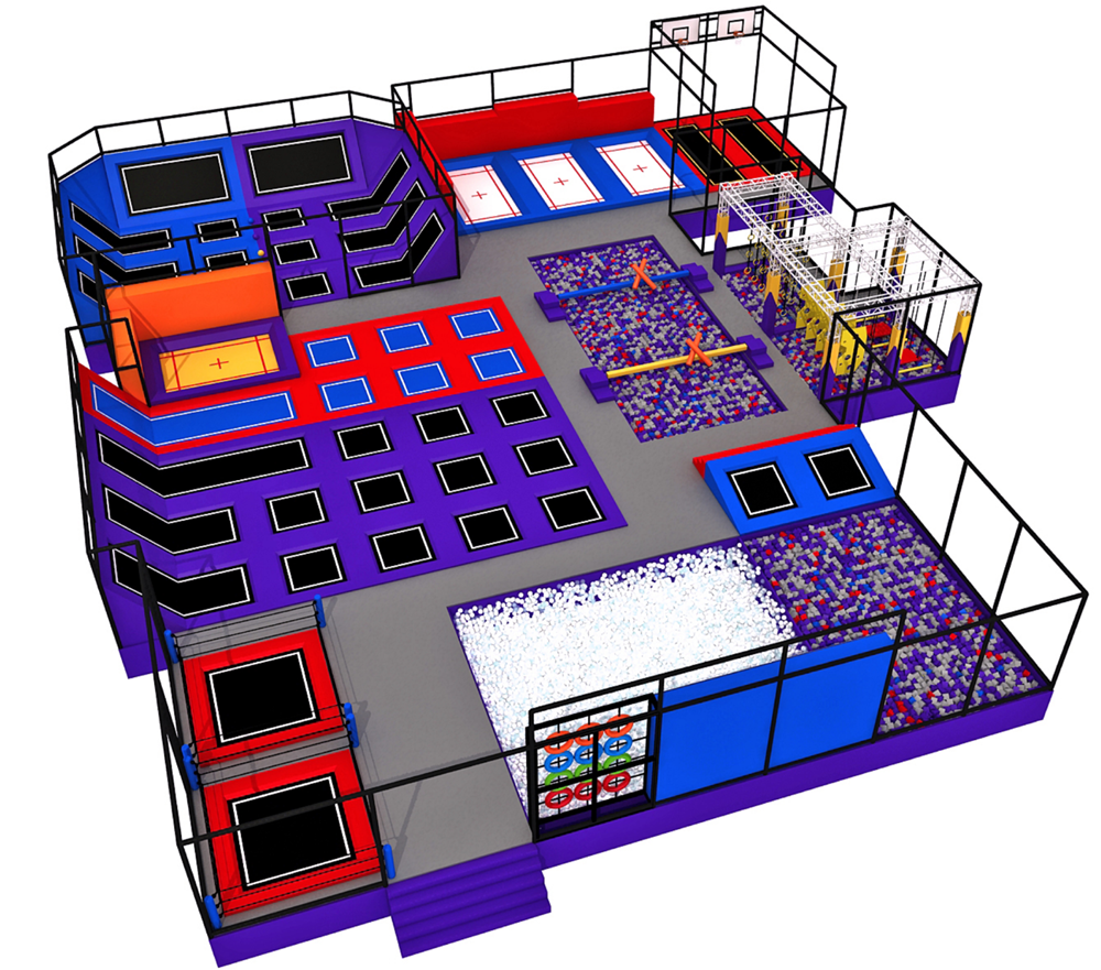 BJ-JB029 - trampolines for saleÂ - Trampoline Park | Bluejayset Playground Heaven