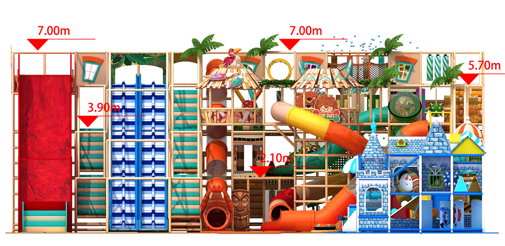 BJ-JB029 - trampolines for saleÂ - Trampoline Park | Bluejayset Playground Heaven