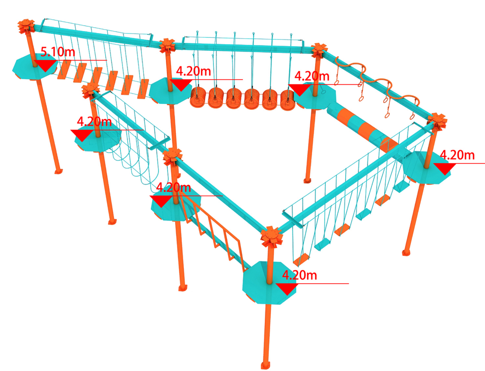 BJ-JB029 - trampolines for saleÂ - Trampoline Park | Bluejayset Playground Heaven