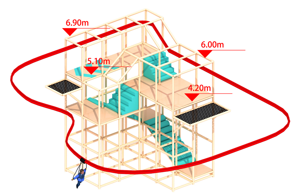 BJ-JB029 - trampolines for saleÂ - Trampoline Park | Bluejayset Playground Heaven