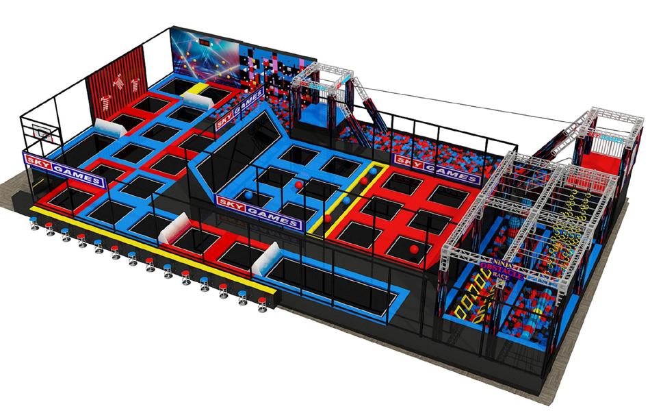 BJ-JB015 - trampolines for saleÂ - Trampoline Park | Bluejayset Playground Heaven