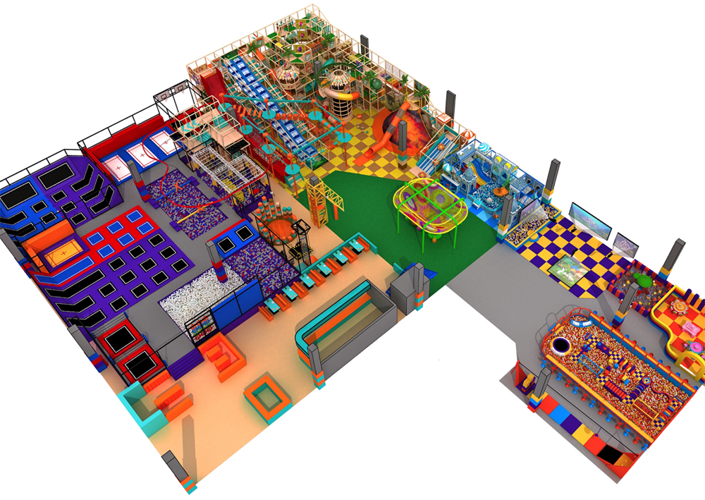 BJ-JB029 - trampolines for saleÂ - Trampoline Park | Bluejayset Playground Heaven